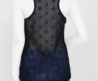 خرید تیشرت زنانه پشت دانتل