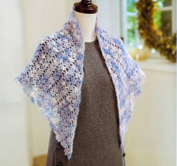 روسری بافتنی دخترانه