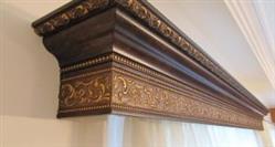 تهیه انواع کتیبه پرده طرح چوب