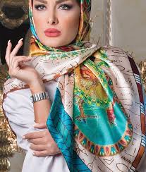 تولید جدیدترین روسری ابریشمی بلند