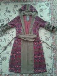 فروش مانتو های بافت کلاه دار