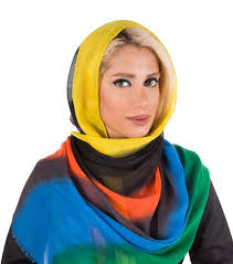 حراج انواع شال آبرنگی زنانه