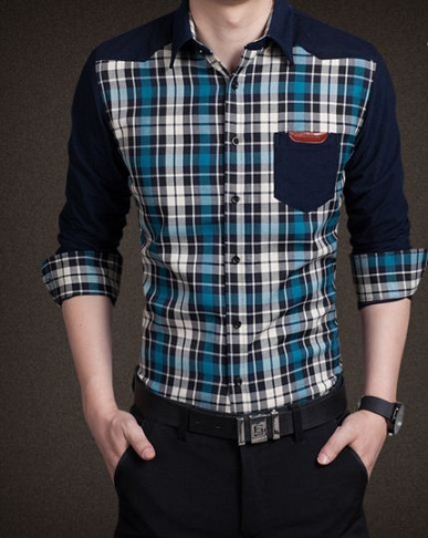 پیراهن چهارخانه