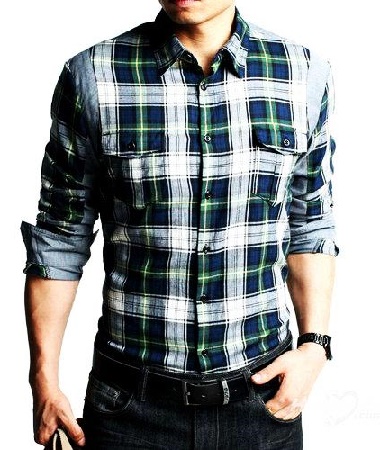 پیراهن چهارخانه مردانه