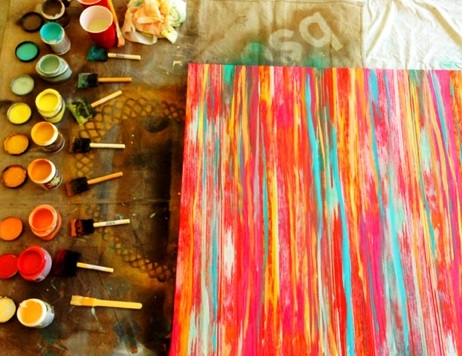 پارچه متقال بوم نقاشی