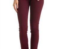 فروش عمده شلوار کتان زنانه زرشکی