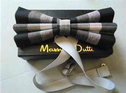 عرضه انواع پاپیون های چهار خانه نخی