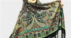 فروش مستقیم روسری ابریشم کلاقه ای