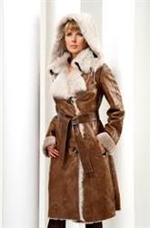 فروش عمده پالتو پشمی خزدار زمستانه