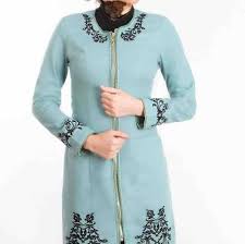 دوخت مانتو اسپرت زیپی زیبا