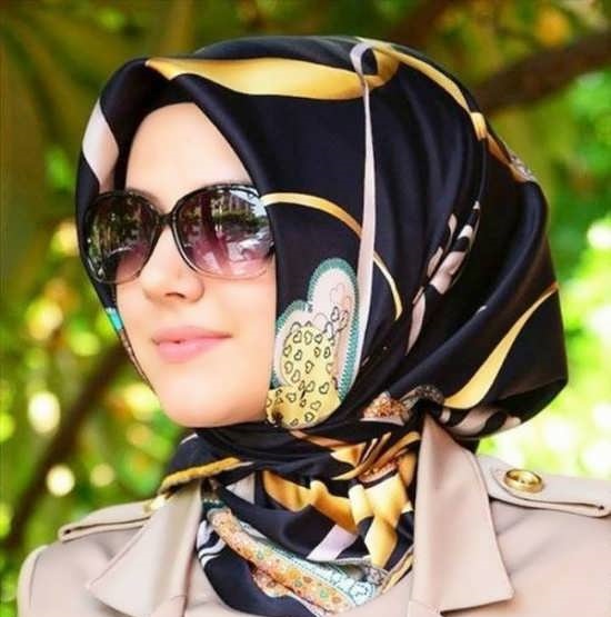 روسری ساتن