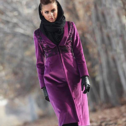خرید پارچه مخمل بنفش