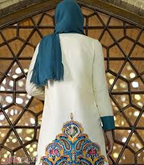 پخش مانتو اسپرت طرح کاشی هفت رنگ