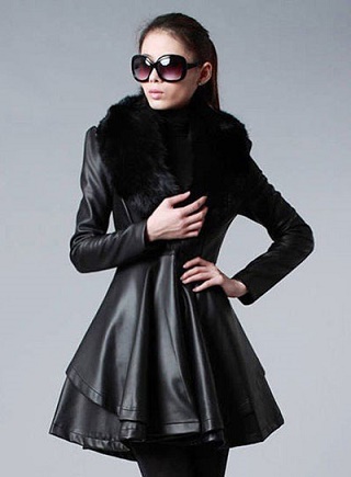 پالتو چرم دخترانه