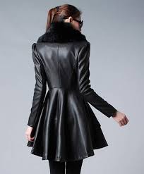 خرید اینترنتی پالتو چرم زنانه جدید
