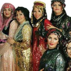 فروش عمده پارچه کردی زنانه
