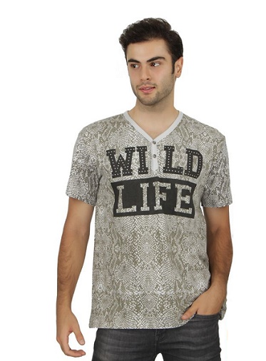 تی شرت دکمه دار