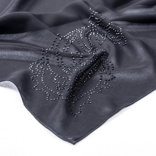 روسری نگین دار