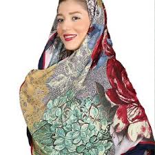 تولید جدیدترین روسری گلدار
