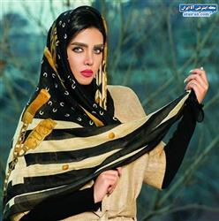 خرید اینترنتی روسری طلایی