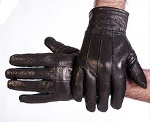 خرید دستکش زمستانی چرم مارال