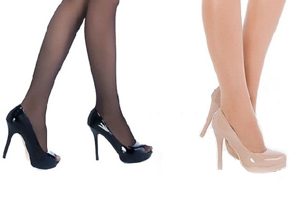 جوراب شیشه ای رنگ پا