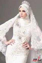 خرید پارچه گیپور عروس سفید زیبا