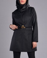 عرضه مانتو بهاره خوش دوخت مشکی