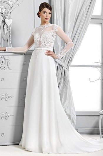 طراحی لباس آستین دار