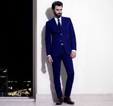 قیمت عمده کت و شلوار آبی نفتی مجلسی