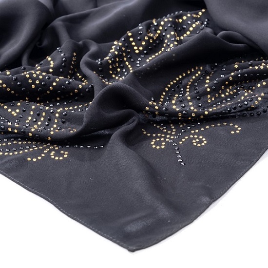 روسری نگین دار