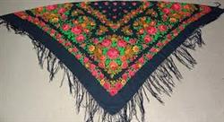 فروشنده روسری سنتی ترکمن