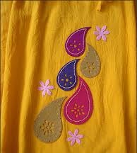 بازار خرید پارچه نمدی روی لباس