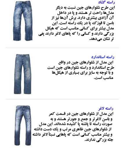 نکات مهم برای خرید شلوار جین مردانه