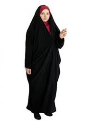 خرید اینترنتی چادر عربی آستین دار حریر