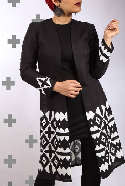 مانتو حاشیه دار