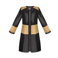 سفارش خرید مانتو مشکی طلایی