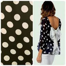 بنکداری انواع پارچه حریر کرپ خالدار