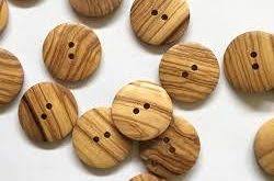 عرضه انواع دکمه طرح چوب