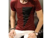 پخش تیشرت مردانه طرح چرم