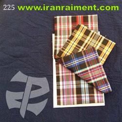 بافت پارچه چهارخانه پیراهنی