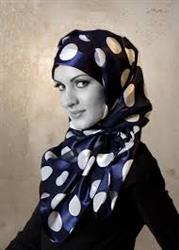 فروش روسری خال خالی زنانه