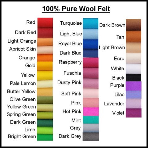 پارچه نمدی تزئینی