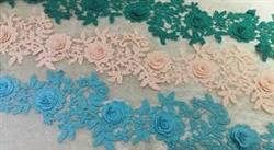 قیمت عمده پارچه گیپور رنگی ایرانی