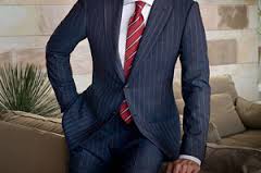 خرید زیباترین کت و شلوار خط دار مردانه