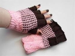 مدل جدید دستکش بافت زنانه