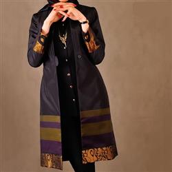 شیک ترین مانتوهای طرح دار سنتی در تهران