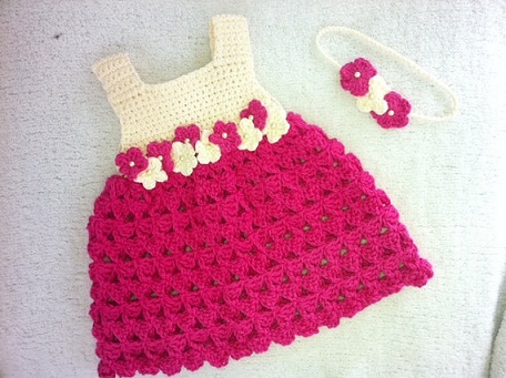 پیراهن قلاب بافی