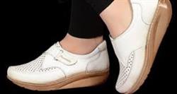 فروش عمده کفش طبی چرم زنانه شیک