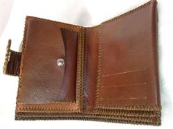 خرید اینترنتی کیف پول چرم دست دوز